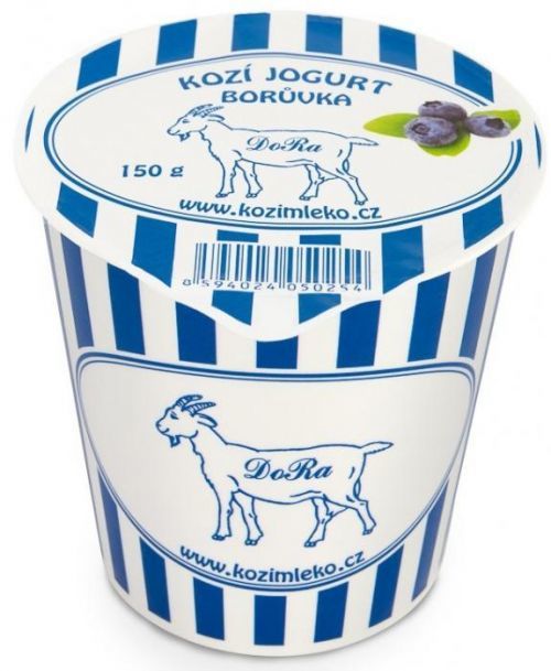 Biofarma DoRa Kozí jogurt ochucený Borůvka