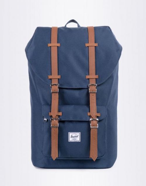 Herschel Supply Little America Navy/Tan Synthetic Leather 25l