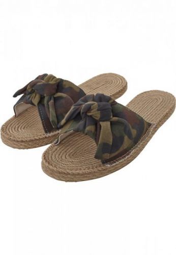 Canvas Mules - woodcamo 36