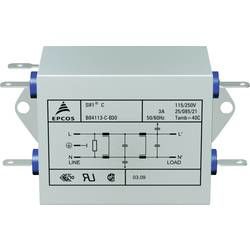 Odrušovací filtr Epcos STANDARDFILTER, B84113CB110, 115/250 V, 50 až 60 Hz, 250 V/AC, 10 A