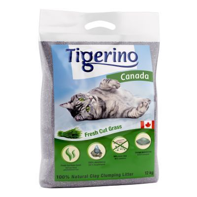 Tigerino Canada stelivo pro kočky - Fresh Cut Grass - 12 kg