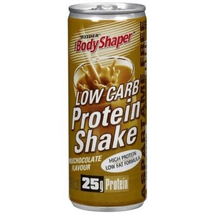 Weider, Low Carb Protein Shake, 250 ml,, Kapučíno