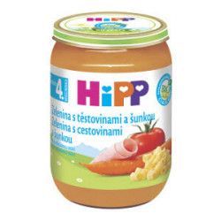HiPP BABY MENU BIO Zelenina s těstovinami a se šunkou 190g
