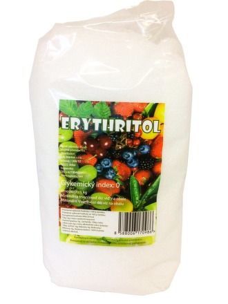 Eryhtritol ovocný cukr 1kg (glykemický index 0) NAJTELO