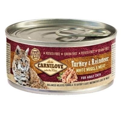 Carnilove Turkey&Reindeer for Cats 100g