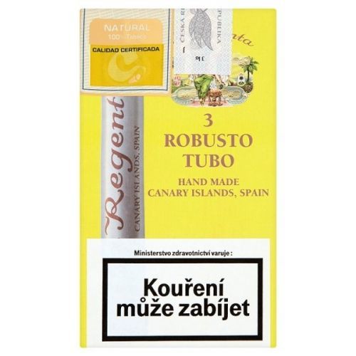 Doutníky La Regenta Robusto Tubo 3 3ks