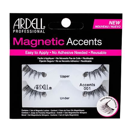 Ardell Magnetic Accents Accents 001 magnetické řasy 1 ks odstín Black pro ženy