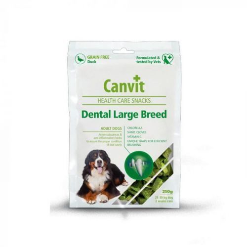 Canvit Snacks Dental Large Breed Duck 250 g