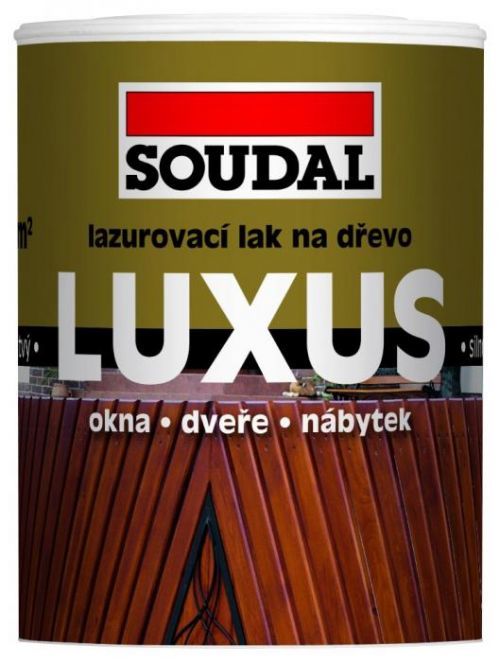 Lak lazurovací LUXUS Soudal - palisandr 2.5l