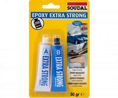Lepidlo Epoxy Extra Strong 2x15ml Soudal