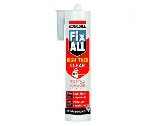 Lepidlo Fix All High Tack Clear 290ml Soudal