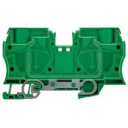 Z-series, PE terminal, Rated cross-section: Tension clamp connection, Wemid, green / yellow, Direct mounting ZPE 35 Weidmüller Množství: 10 ks