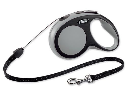 Vodítko FLEXI Comfort New lanko šedé S - 8 m