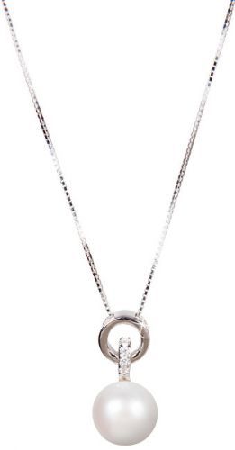 JwL Luxury Pearls Stříbrný náhrdelník s pravou perlou JL0454