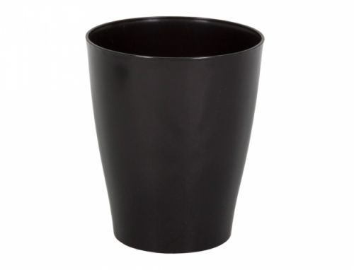 Obal na květináč  CASABLANCA ORCHID METAL d13cm/černý/lesk/