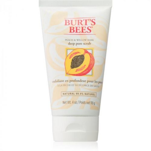 Burt’s Bees Peach & Willow Bark hloubkově čisticí peeling