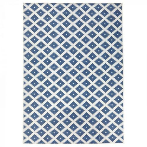 Kusový koberec Twin-Wendeteppiche 103128 blau creme – na ven i na doma - 200x290 cm NORTHRUGS - Hanse Home koberce