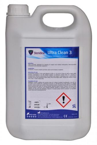 USF Healthcare S.A. Switzerland | STERIDINE ULTRA CLEAN 3 - 5L (enzymatická dezinfekce na nástroje)