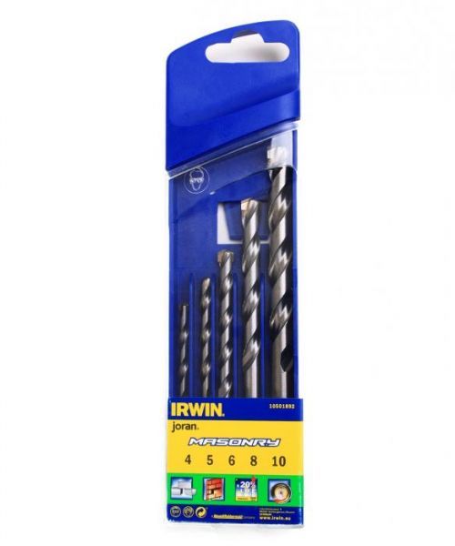 Sada vrtáků do zdiva 5ks 4-10mm Irwin Masonry 10501892