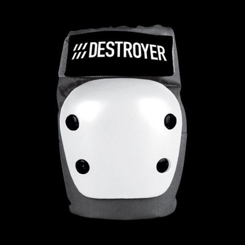 chránič kolen DESTROYER - Rec Elbow Grey/White (GRW) velikost: M