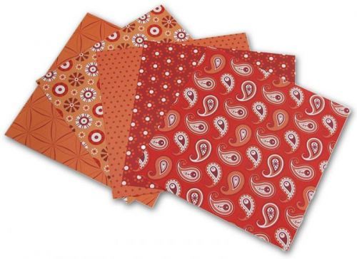 Folia 462/2020 - Origami papír Basics 80 g/m2 - 20 x 20 cm, 50 archů - červený