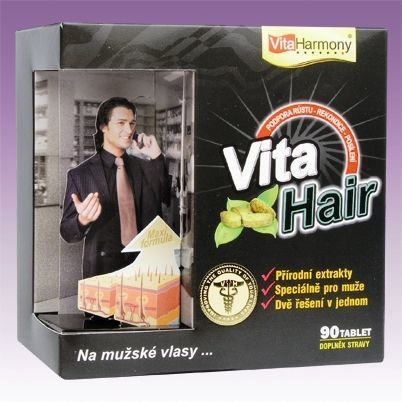 VitaHair, vlasový stimulátor pro muže, 90 tbl.