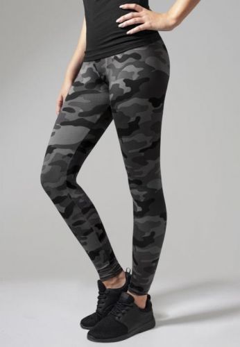 Ladies Camo Leggings - dark camo L