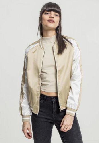 Ladies 3-Tone Souvenir Jacket - gold/offwhite/gold L