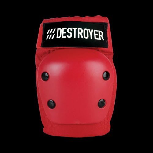 chránič kolen DESTROYER - Rec Elbow Red (RED) velikost: S