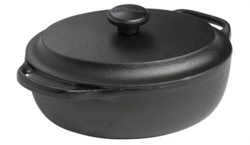Skeppshult oválný litinový hrnec s litinovou poklicí (5000) 2 l