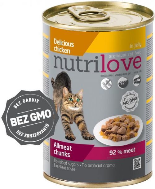 Nutrilove cat chunks jelly CHICKEN