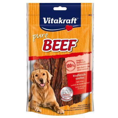 Vitakraft BEEF hovězí plátky - Výhodné balení: 3 x 80 g