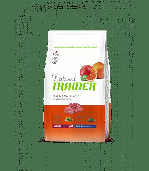 Trainer Natural Medium Adult Hovězí A Rýže 3kg