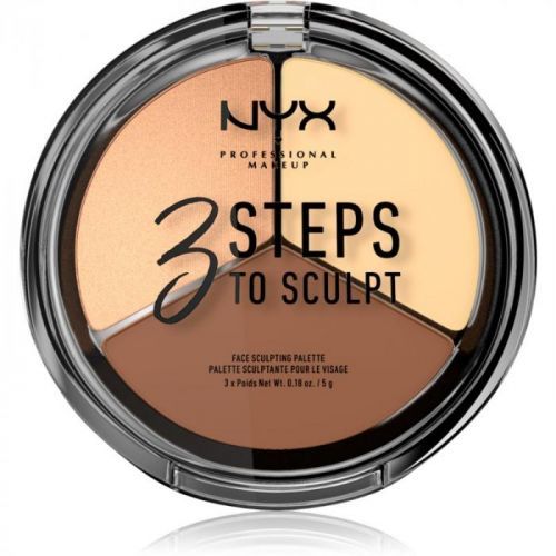 NYX Professional Makeup 3 Steps To Sculpt Face Sculpting Palette kontu