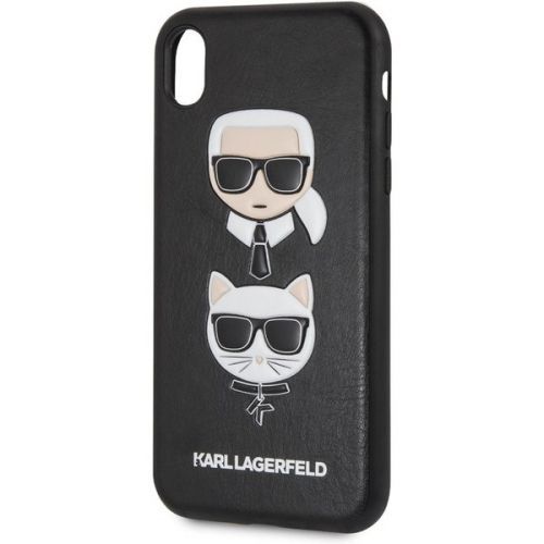 Karl Lagerfeld Karl and Choupette KLHCI61IKICKC Hard Case iPhone XR černé