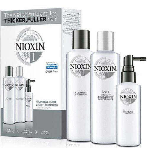 Nioxin Dárková sada pro jemné mírně řídnoucí přírodní vlasy System 1