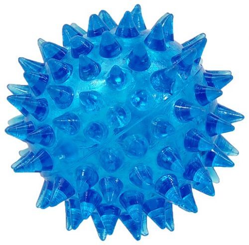 Hračka Dog Fantasy míček pískací modrá 5cm