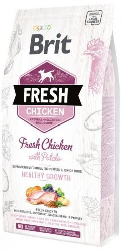 Brit Fresh Chicken with Potato Puppy Healthy Growth 2,5kg