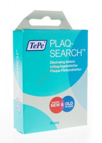 TePe PlaqSearch indikace plaku, 10 tablet