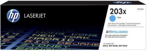 HP 203X Original Cyan LaserJet Toner, HP 203X Original Cyan LaserJet Toner