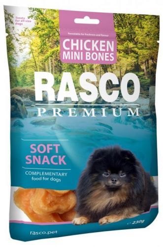 Pochoutka Rasco Premium mini kosti z kuřecího masa 230g