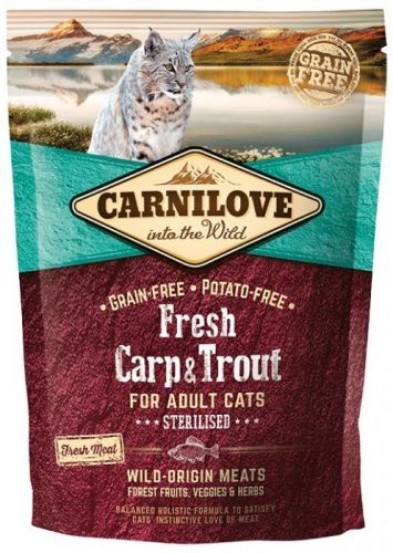 Carnilove Fresh Carp & Trout Sterilised for Adult cats 400g