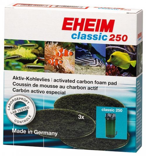 Náplň EHEIM molitan uhlíkový jemný Classic 250 3ks