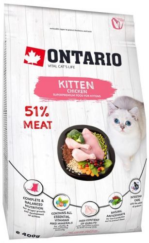 ONTARIO Kitten Chicken 0,4kg