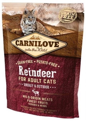 Carnilove Reindeer Adult Cats – Energy and Outdoor 400g