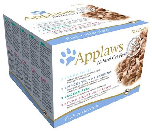 Konzervy APPLAWS Cat Fish Selection multipack 12 x 70g