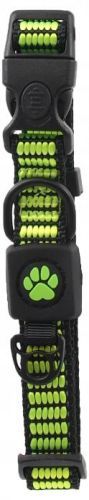 Obojek Active Dog Strong S limetka 1,5x27-37cm