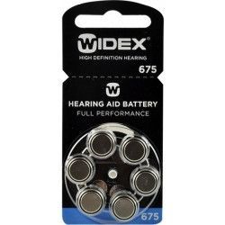 Widex 675 baterie do naslouchadel 6 ks
