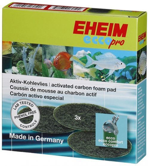 Náplň EHEIM molitan uhlíkový jemný Ecco Pro 130/200/300 3ks