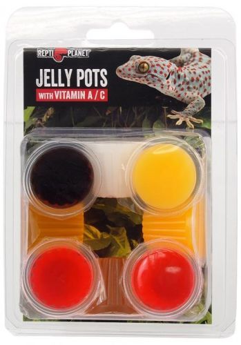 Krmivo REPTI PLANET Jelly Pots Mixed 8ks